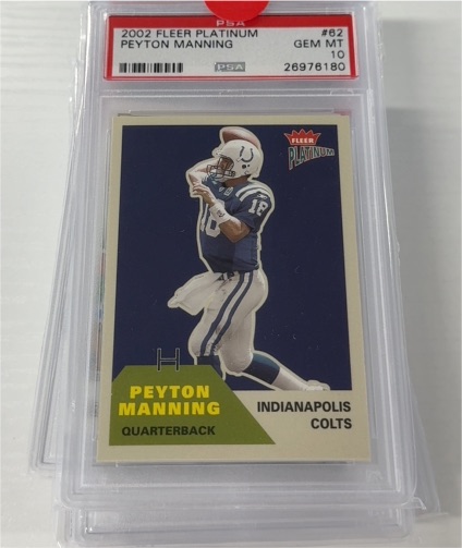 2002 Fleer Platinum #62 Peyton Manning — front