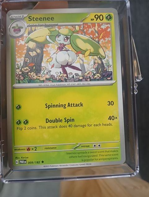 2023 Pokémon TCG Paradox Rift #009 Steenee — front