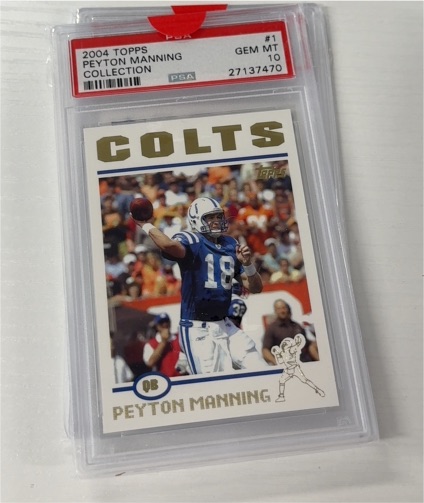2004 Topps Collection #1 Peyton Manning — front