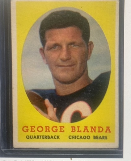 1958 Topps Football #129 George Blanda — front