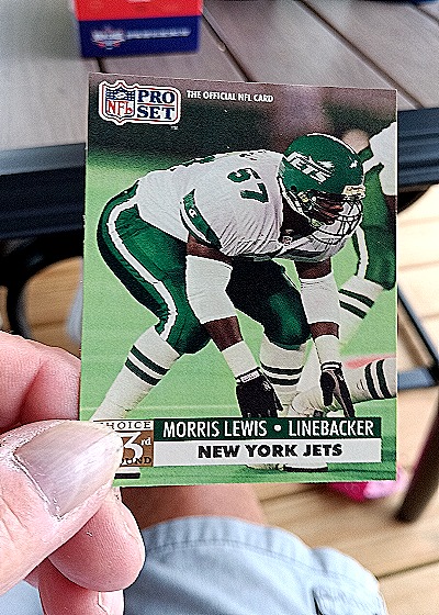 1991 Pro Set #57 Morris Lewis — front