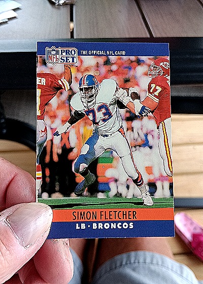 1990 Pro Set #89 Simon Fletcher — front