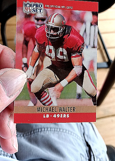 1990 Pro Set #298 Michael Walter — front