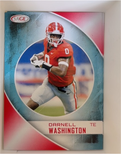 2023 SAGE #136 Darnell Washington — front