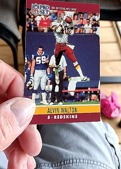 1990 Pro Set #332 Alvin Walton — front