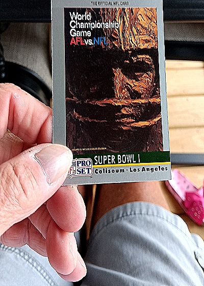 1990 Pro Set Super Bowl I #1 Packers vs Chiefs — front