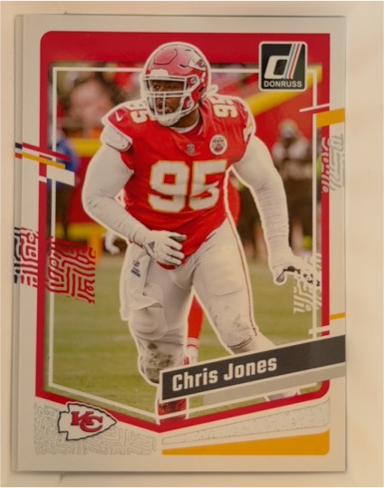 2023 Donruss #142 Chris Jones — front