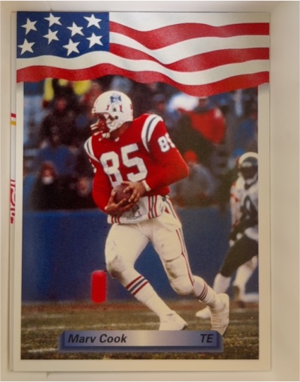 1992 All World #209 Marv Cook — front