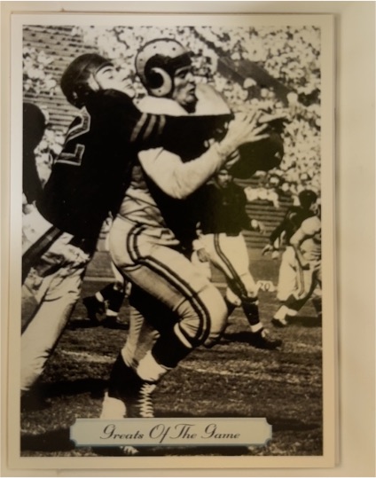 1992 All World #278 Tom Fears Los Angeles Rams — front