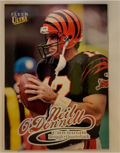 1999 Fleer Ultra #220 Neil O'Donnell — front