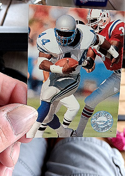 1991 Pro Set Platinum #115 Derrick Fenner — front