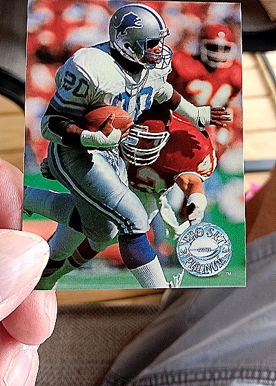 1991 Pro Set Platinum #33 Barry Sanders — front