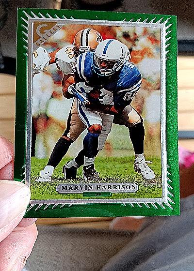 1997 Topps Gallery #39 Marvin Harrison — front