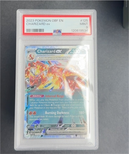 2023 Pokémon OBF EN Charizard EX #125 — front