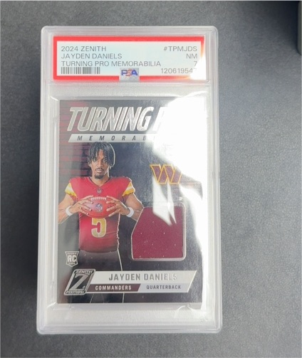 2024 Panini Zenith Turning Pro Memorabilia #TPM-JDS Jayden Daniels — front