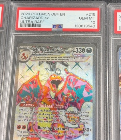 2023 Pokémon OBF EN #215 Charizard ex — front