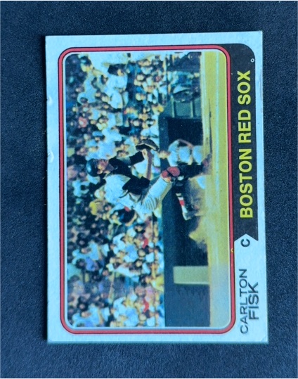 1974 Topps #105 Carlton Fisk — front