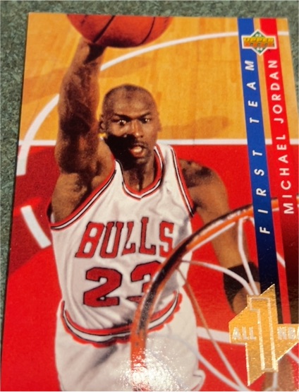 1993-94 Upper Deck #AN4 Michael Jordan All-NBA Team — front