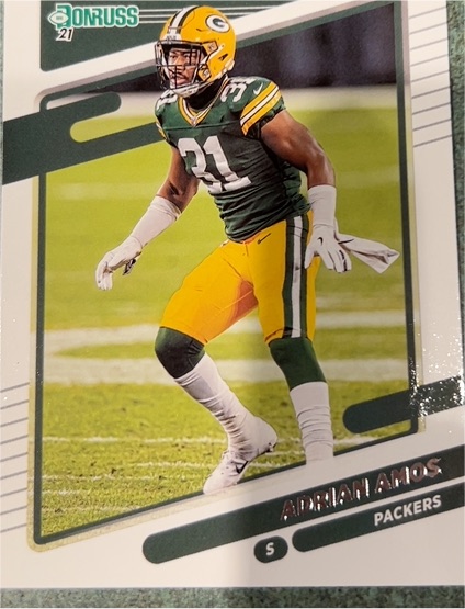 2021 Donruss #162 Adrian Amos — front