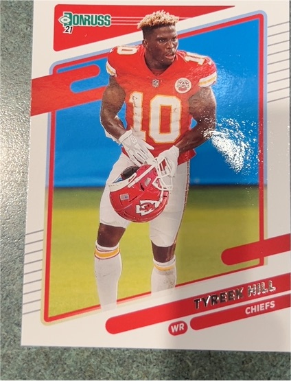 2021 Donruss #117 Tyreek Hill — front