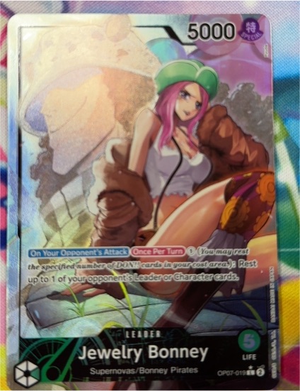 2023 One Piece Card Game OP07-019 Jewelry Bonney — front