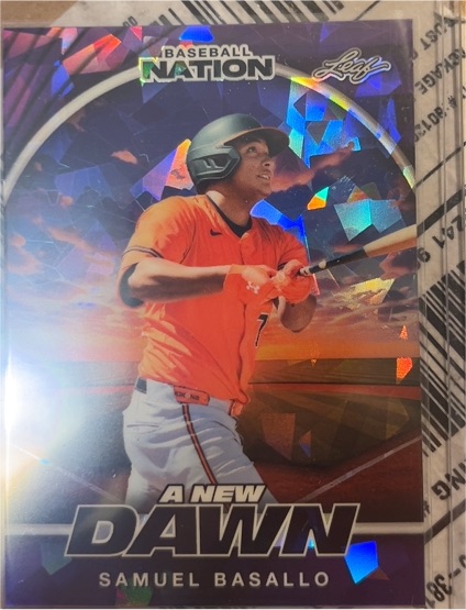 2025 Leaf Baseball Nation A New Dawn #90 Samuel Basallo — front