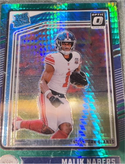 2024 Donruss Optic Rated Rookie Malik Nabers — front
