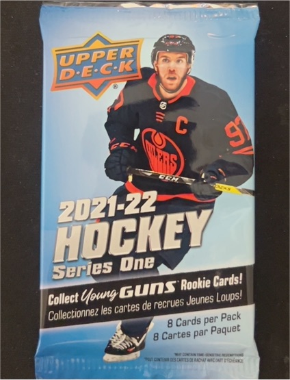 2021-22 Upper Deck Series One Hockey Blaster Pack — front