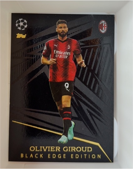2023-24 Topps Match Attax #499 Olivier Giroud Black Edge Edition — front