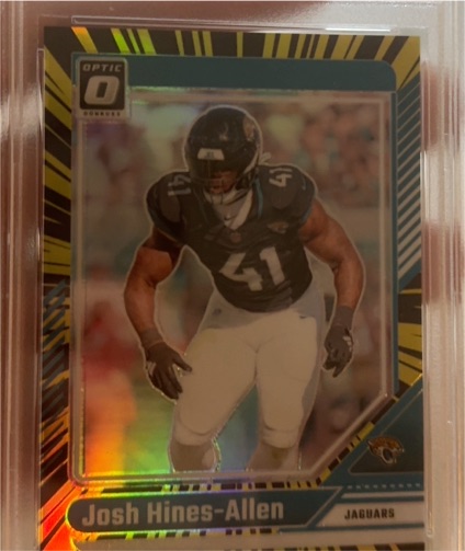 2024 Panini Donruss Optic #93 Josh Hines-Allen — front