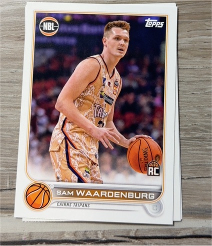 2022-23 Topps NBL #30 Sam Waardenburg — front
