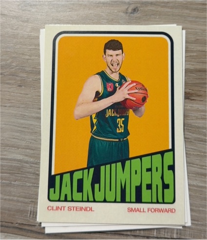 2022-23 Topps NBL 1972 Topps Basketball #72-19 Clint Steindl Tasmania Jackjumpers — front
