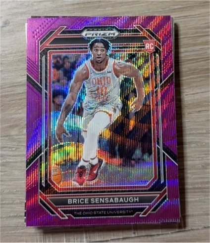 2023-24 Panini Prizm Draft Picks #20 Brice Sensabaugh — front