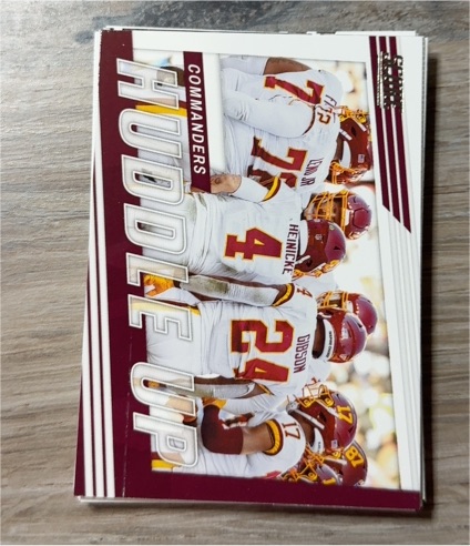 2022 Score #HU-WAS Washington Commanders Huddle Up — front