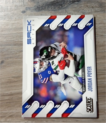 2022 Panini Score Sack Attack #SA-JP Jordan Poyer — front