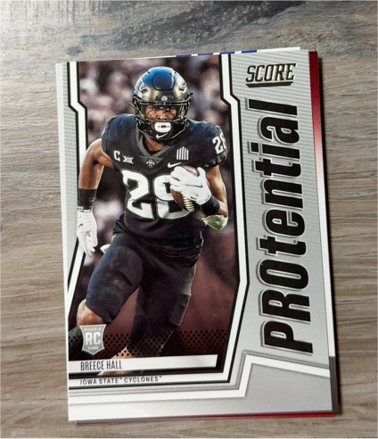 2022 Panini Score Protential #P-BH Breece Hall — front