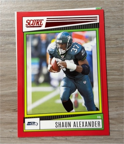 2022 Panini Score #179 Shaun Alexander — front