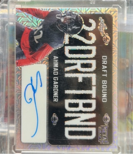 2022 Leaf Metal Draft Bound #22DRFTBND Ahmad Gardner — front