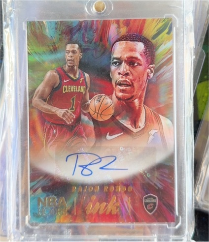 2022-23 Panini NBA Hoops Hoops Ink #HI-TR Taion Roibo — front