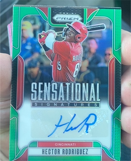2025 Panini Prizm Sensational Signatures #SS-HR Hector Rodriguez — front