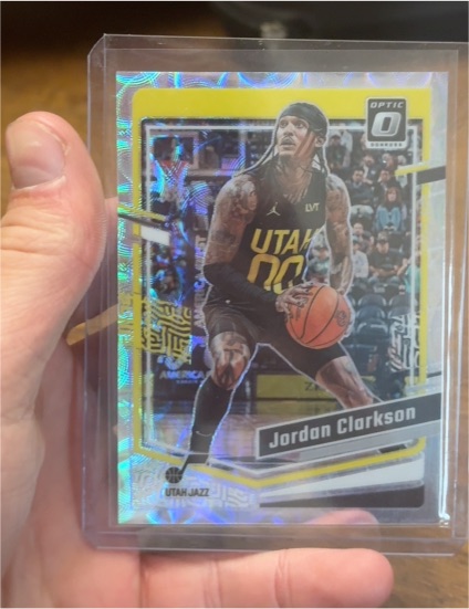 2023-24 Panini Donruss Optic #30 Jordan Clarkson — front