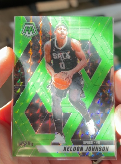 2024-25 Panini Mosaic #9 Keldon Johnson — front