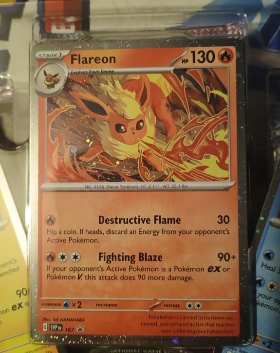2025 Pokémon TCG Scarlet & Violet Black Star Promo #167 Flareon — front