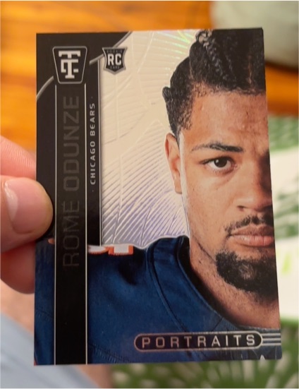 2024 Panini Totally Certified #12 Rome Odunze Portraits — front