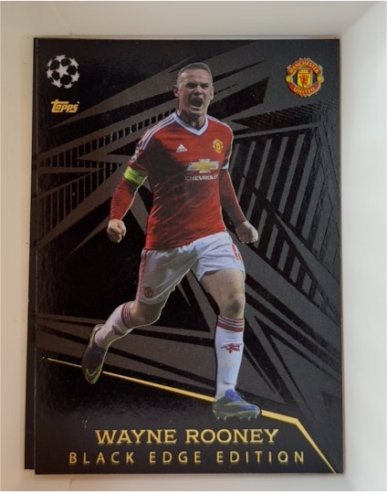 2023 Topps Match Attax Black Edge Edition Wayne Rooney — front