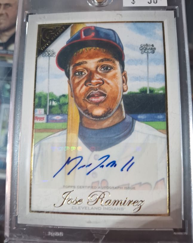 2019 Topps Gallery #137 Jose Ramirez Cleveland Indians — front