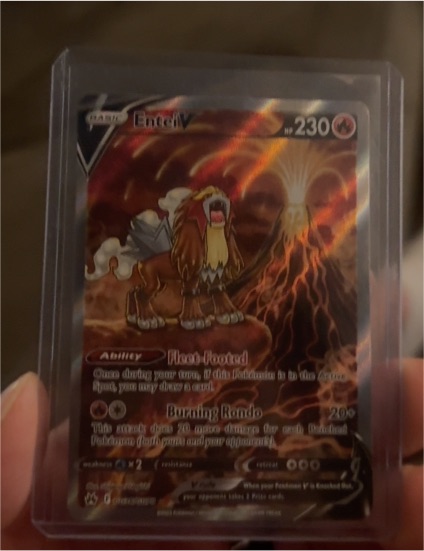 2023 Pokémon Sword & Shield Crown Zenith #GG36 Entei V — front