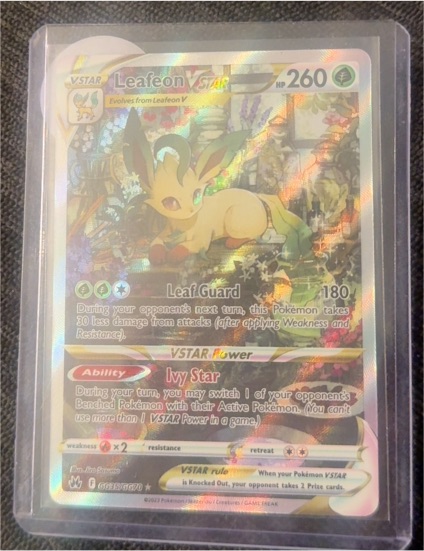 2023 Pokémon Crown Zenith #GG35 Leafeon VSTAR — front