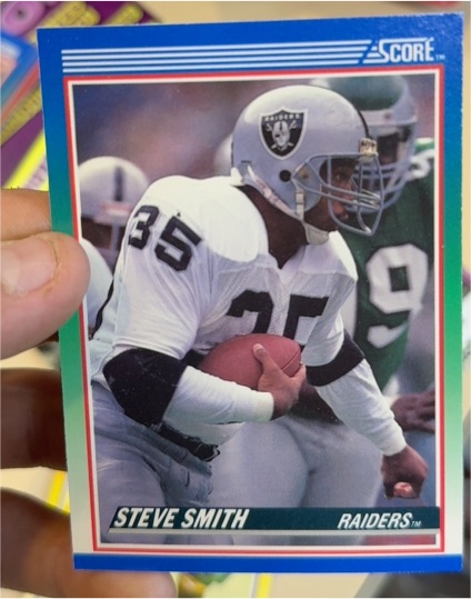1990 Score #80 Steve Smith — front
