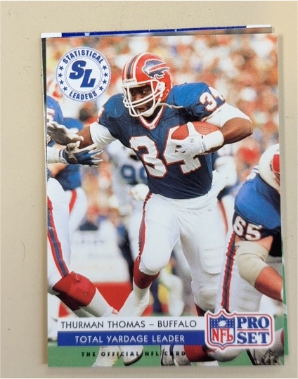 1992 Pro Set #11 Thurman Thomas — front